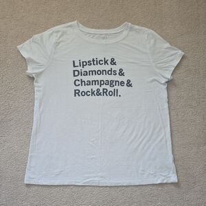 Torrid x Betsey Johnson White Graphic Tee Size 1X